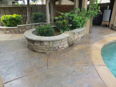 this image shows Colored concrete service in Glendale AZ
